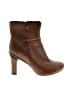 Tsubo 100% Leather Brown Ankle Boots Size 7 1/2 - photo 1