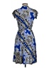 Studio West 100% Polyester Paisley Blue Casual Dress Size L - photo 2