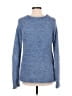 LC Lauren Conrad 100% Polyester Tweed Blue Pullover Sweater Size M - photo 2