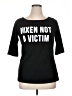 District. Black 3/4 Sleeve Top Size XL - photo 1