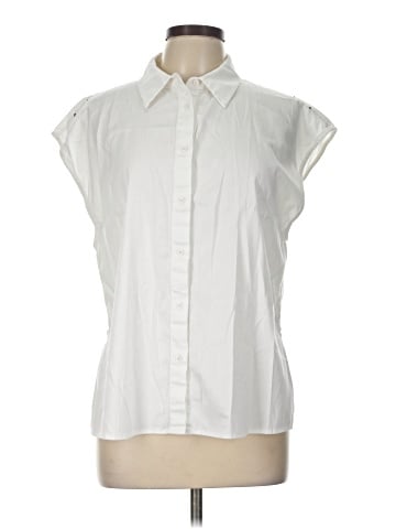 Alice + Olivia Sleeveless Button-Down Shirt (view 1)