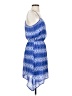 Olive and Oak 100% Polyester Print Blue Casual Dress Size S - photo 4