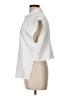 Alice + Olivia Ivory Sleeveless Button-Down Shirt Size L - photo 5