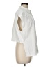 Alice + Olivia Ivory Sleeveless Button-Down Shirt Size L - photo 4
