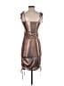 Akira Metallic Silver Cocktail Dress Size S - photo 2