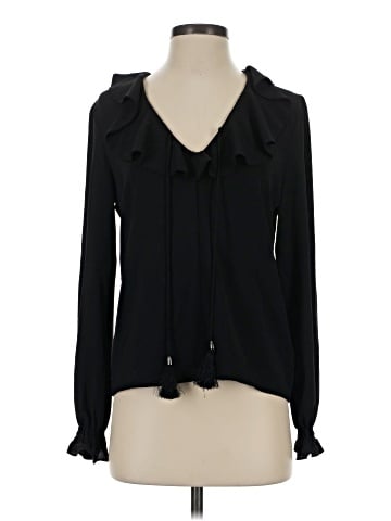 Topshop Long Sleeve Blouse (view 1)