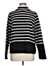 SPANX Stripes Black Turtleneck Sweater Size L - photo 1