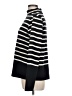 SPANX Stripes Black Turtleneck Sweater Size L - photo 5