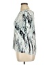 Calvin Klein 100% Polyester Silver Short Sleeve Blouse Size XL - photo 5