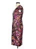 Theia Print Purple Cocktail Dress Size 2 - photo 5