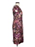 Theia Print Purple Cocktail Dress Size 2 - photo 4