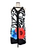 Samuel Dong Graphic Black Casual Dress Size XL - photo 1