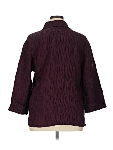 Draper's & Damon's 3/4 Sleeve Button-Down Shirt (view 2)