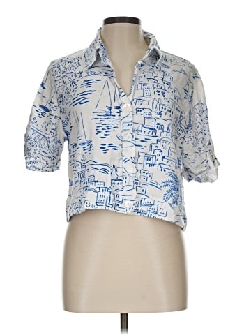 Calypso St. Barth Short Sleeve Blouse (view 1)