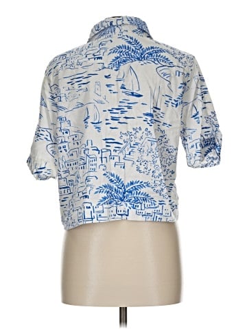 Calypso St. Barth Short Sleeve Blouse (view 2)