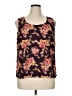 Draper's & Damon's 100% Polyester Brown Sleeveless Blouse Size XL - photo 1