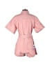 Future Collective 100% Cotton Solid Pink Romper Size S - photo 2