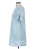 BCBGeneration 100% Cotton Solid Blue Casual Dress Size S - photo 5