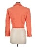 Emanuel Emanuel Ungaro 100% Cotton Solid Orange Jacket Size 8 - photo 2