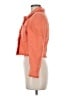 Emanuel Emanuel Ungaro 100% Cotton Solid Orange Jacket Size 8 - photo 5