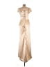 Unbranded Metallic Gold Tan Cocktail Dress Size 12 (estimated) - photo 2