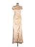 Unbranded Metallic Gold Tan Cocktail Dress Size 12 (estimated) - photo 1