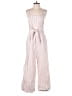 Madewell Stripes Pink Jumpsuit Size 8 - photo 1
