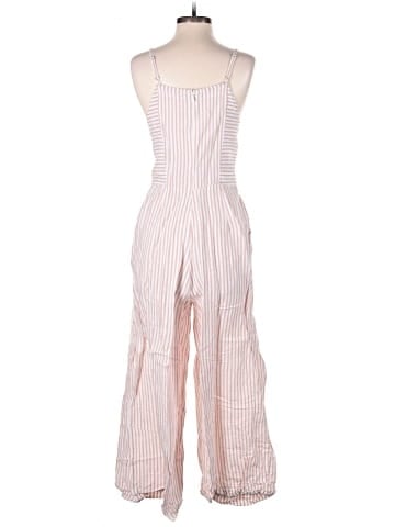 Madewell Tie-Waist Crop Wide-Leg Jumpsuit in Stripe (view 2)