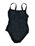Hurley Solid Black One Piece Swimsuit Size XS - photo 1
