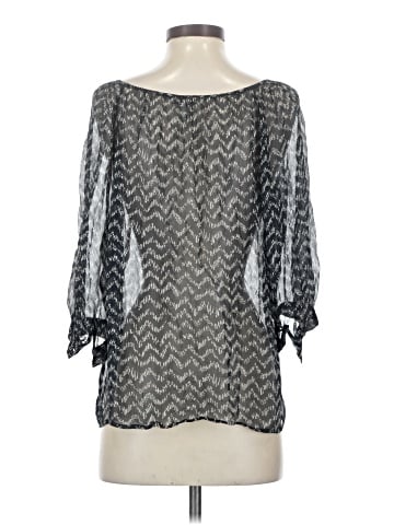 Joie 3/4 Sleeve Silk Top (view 2)