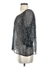Joie 100% Silk Gray 3/4 Sleeve Silk Top Size XS - photo 5