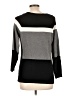 One A Color Block Gray Pullover Sweater Size L - photo 2
