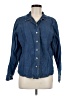 For Joseph Blue Long Sleeve Button-Down Shirt Size M (estimated) - photo 1