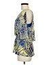Bebe Blue 3/4 Sleeve Blouse Size M - photo 5