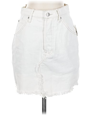 We the Free Denim Skirt (view 1)