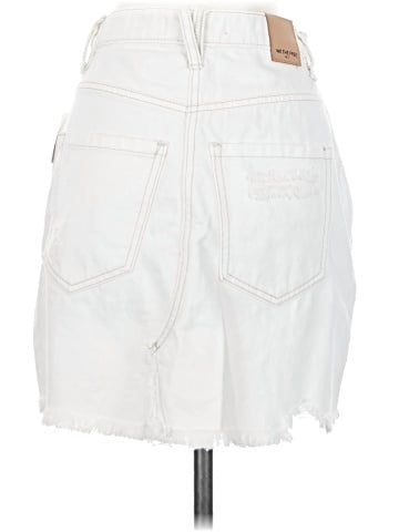 We the Free Denim Skirt (view 2)