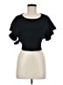 Vocal Black Short Sleeve Top Size M - photo 1