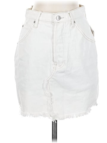 We the Free Denim Skirt (view 1)