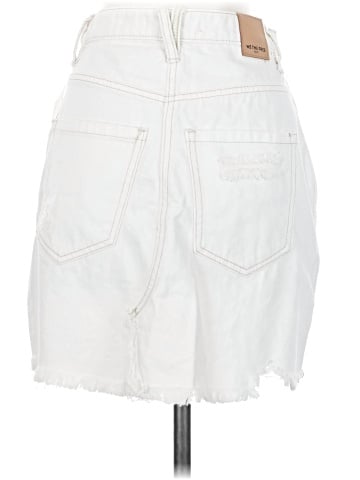 We the Free Denim Skirt (view 2)