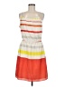 Gianni Bini 100% Polyester Color Block Orange Casual Dress Size M - photo 1