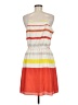 Gianni Bini 100% Polyester Color Block Orange Casual Dress Size M - photo 2