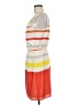 Gianni Bini 100% Polyester Color Block Orange Casual Dress Size M - photo 5