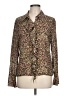 Tyler Boe Floral Brown Long Sleeve Blouse Size 12 - photo 1