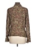 Tyler Boe Floral Brown Long Sleeve Blouse Size 12 - photo 2