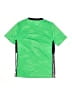 Adidas 100% Polyester Green Active T-Shirt Size 10 - 12 - photo 2