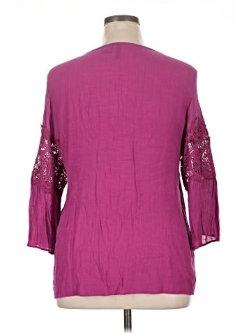 New Directions 3/4 Sleeve Blouse (view 2)