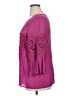 New Directions Purple 3/4 Sleeve Blouse Size XL - photo 5