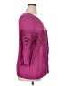 New Directions Purple 3/4 Sleeve Blouse Size XL - photo 4