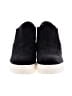 J/Slides 100% Leather Black Sneakers Size 7 1/2 - photo 2