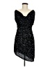 Boohoo Stars Black Cocktail Dress Size 6 - photo 1